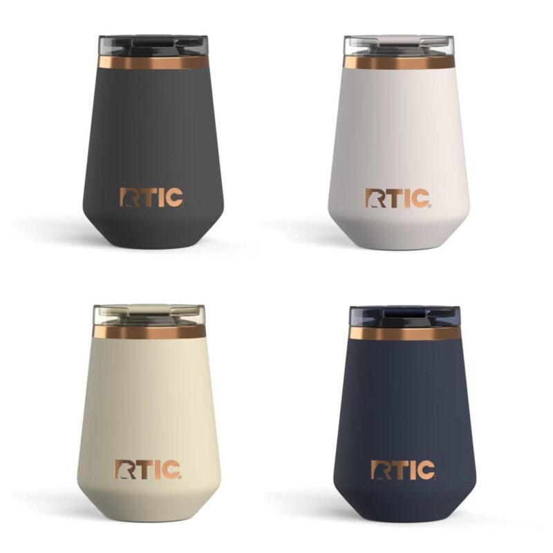 Custom RTIC® 12 oz. Happy Hour Wine Tumbler (ceramic lined)