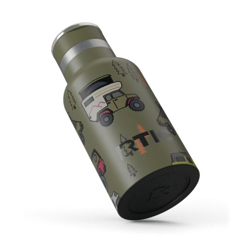 Custom 12 oz RTIC® Leak-Resistant Ceramic Lined Little Journey Camper Water Bottle - 2