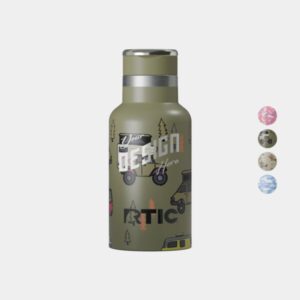 Custom 12 oz RTIC® Leak-Resistant Ceramic Lined Little Journey Camper Water Bottle
