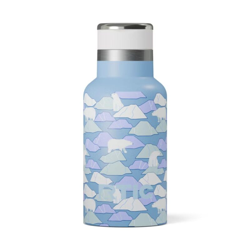 Custom 12 oz RTIC® Leak-Resistant Ceramic Lined Little Journey Camper Water Bottle - 4