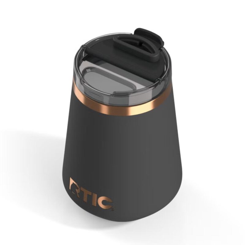 Custom 12 oz RTIC® Stainless Steel Ceramic Lined Happy Hour Lowball Tumbler - 9
