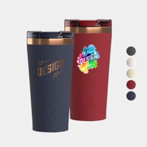 Custom 18 oz RTIC® Stainless Steel Ceramic Lined Happy Hour Pint Tumbler