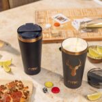 Custom 18 oz RTIC® Stainless Steel Ceramic Lined Happy Hour Pint Tumbler - 4