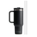 Custom 40 oz RTIC® Leak-Resistant Ceramic Lined 3-in-1 Lid Road Trip Tumbler - 2