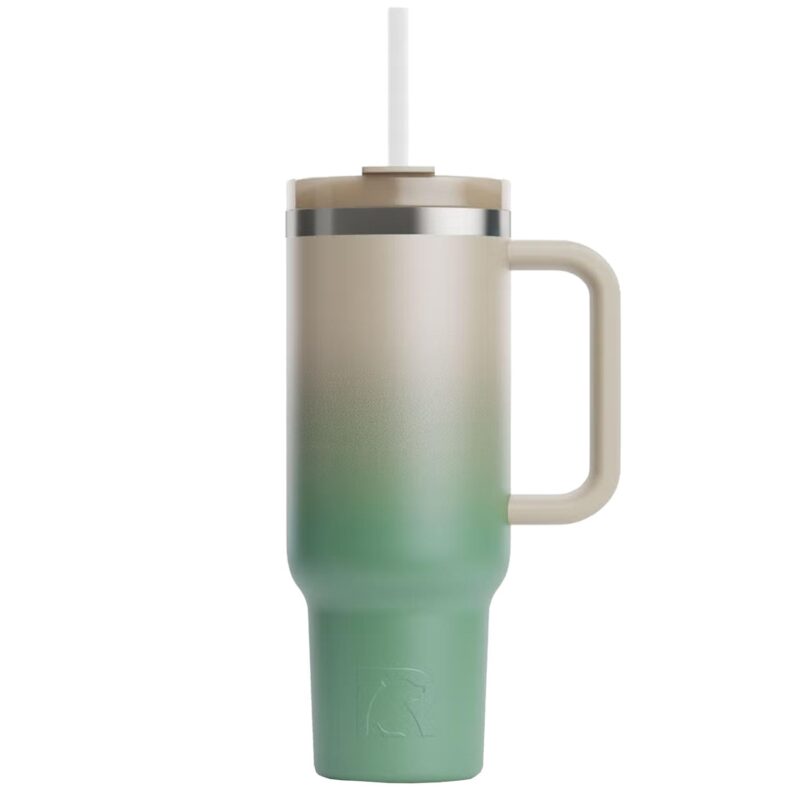 Custom 40 oz RTIC® Leak-Resistant Ceramic Lined 3-in-1 Lid Road Trip Tumbler - 4