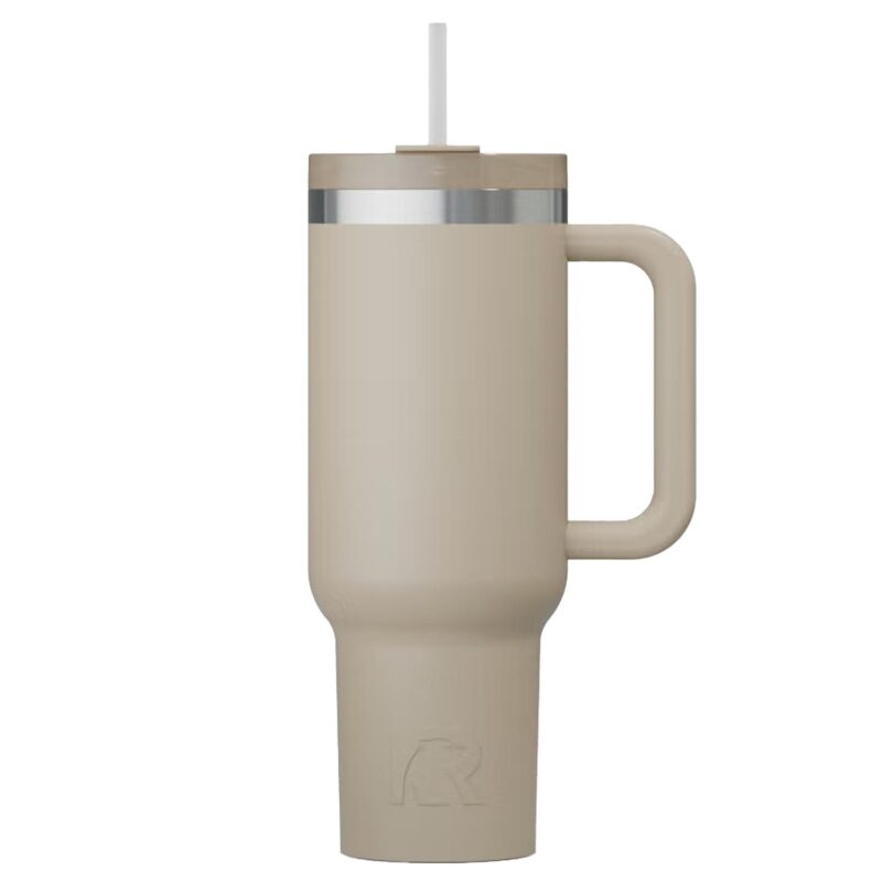 Custom 40 oz RTIC® Leak-Resistant Ceramic Lined 3-in-1 Lid Road Trip Tumbler - 6