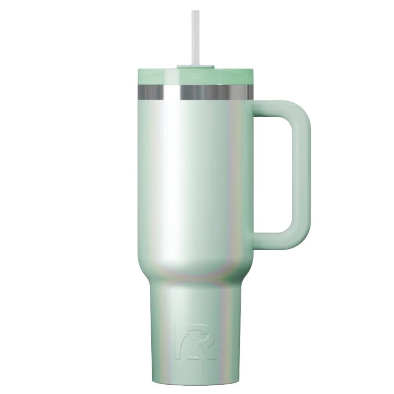 Custom 40 oz RTIC® Leak-Resistant Ceramic Lined 3-in-1 Lid Road Trip Tumbler - 7