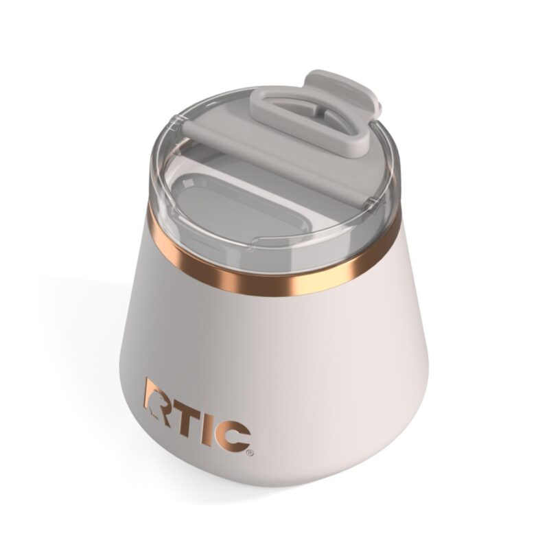 Custom 8 oz RTIC® Stainless Steel Ceramic Lined Happy Hour Lowball Tumbler - 4