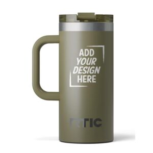Custom Rtic Bulk Order Road Trip Travel Mug 16 Oz.