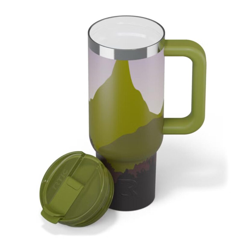 Custom Sunny Summer 30 oz RTIC® Road Trip Tumbler with Handle - 3