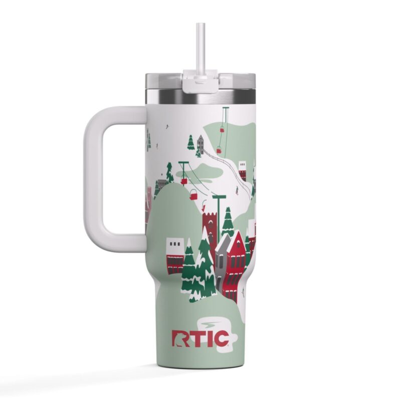Custom Sunny Summer 30 oz RTIC® Road Trip Tumbler with Handle - 6
