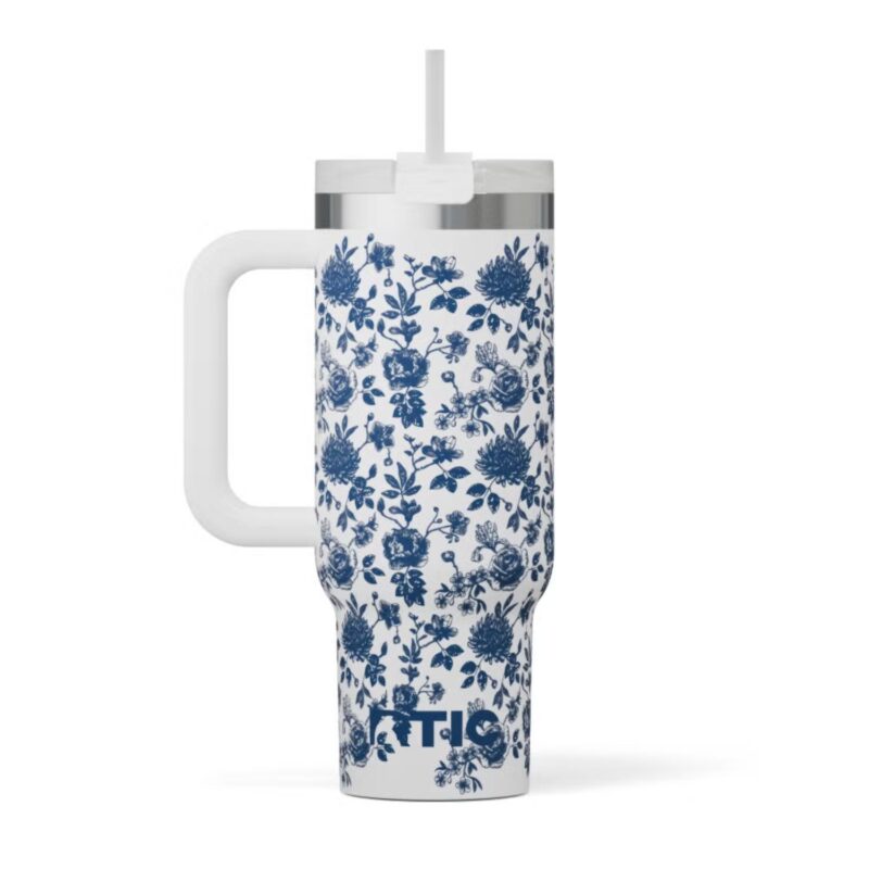 Custom Sunny Summer 30 oz RTIC® Road Trip Tumbler with Handle - 7