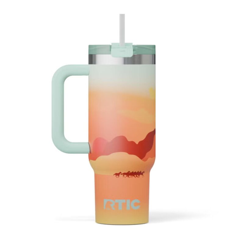 Custom Sunny Summer 30 oz RTIC® Road Trip Tumbler with Handle - 8
