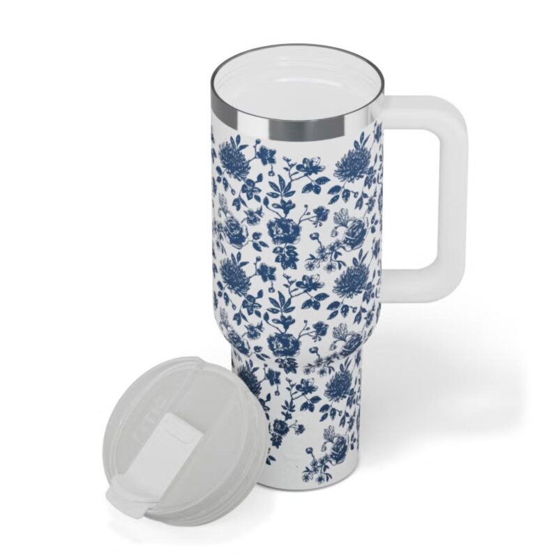 Custom Sunny Summer 40 oz RTIC® Road Trip Tumbler with Handle - 3