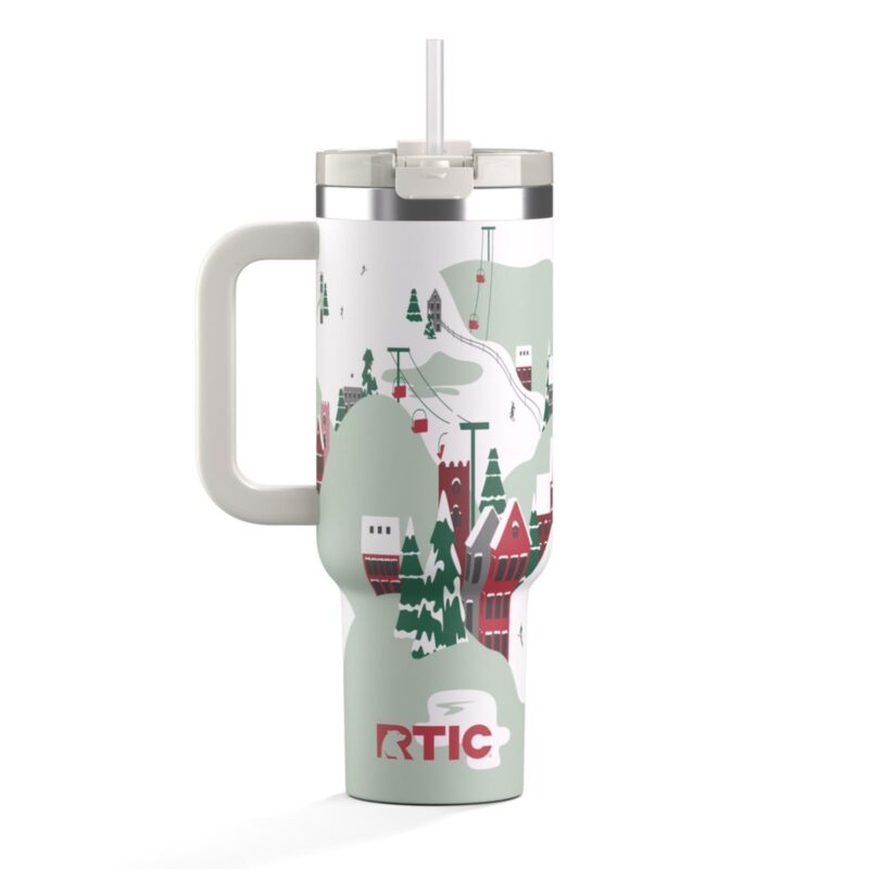 Custom Sunny Summer 40 oz RTIC® Road Trip Tumbler with Handle - 6