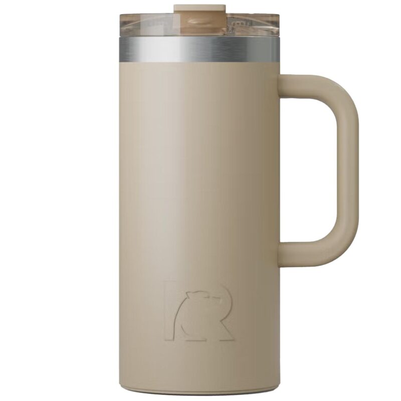 Custom 16 oz RTIC® Stainless Steel Ceramic Lined Road Trip Travel Mug - 2