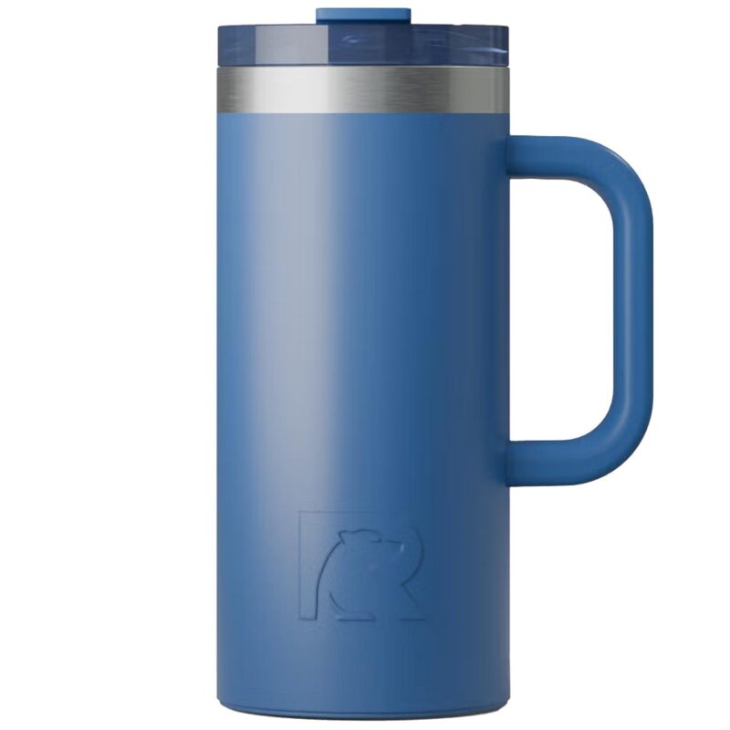 Custom 16 oz RTIC® Stainless Steel Ceramic Lined Road Trip Travel Mug - 3