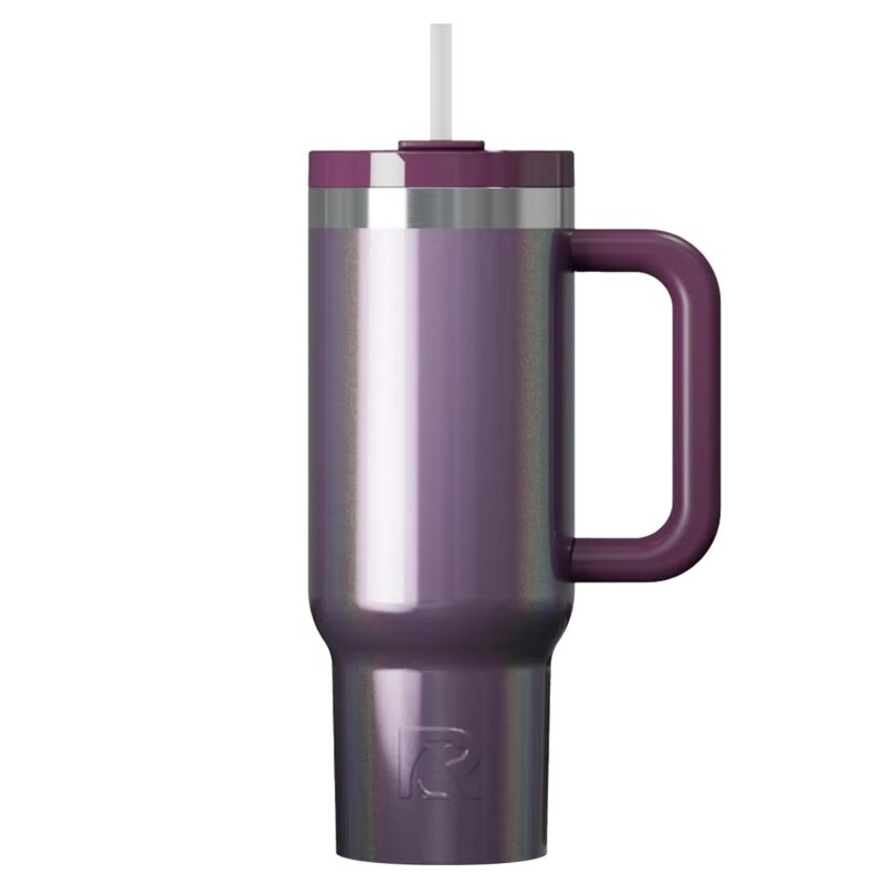 Custom 30 Oz RTIC® Leak-Resistant Ceramic Lined 3-in-1 Lid Road Trip Tumbler - 6