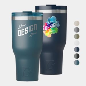Custom 40 Oz RTIC® Stainless Steel Vacuum Insulated Essential Tumbler