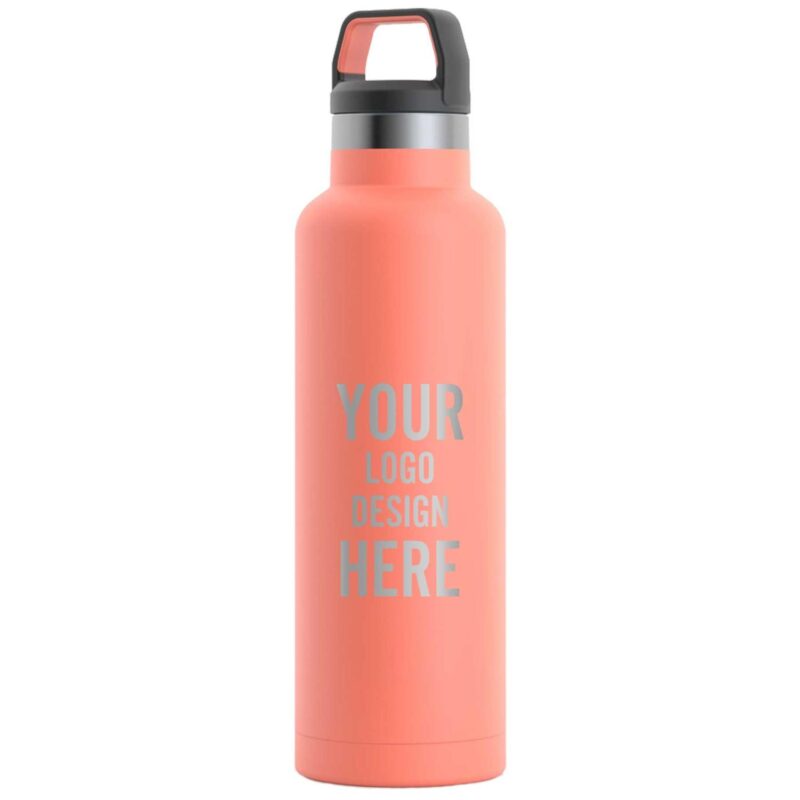 Custom Personalized Laser Engraved RTIC 20 oz Water Bottle - Powder Coated-Closeout - 1