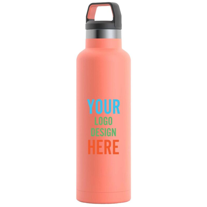 Custom Personalized Laser Engraved RTIC 20 oz Water Bottle - Powder Coated-Closeout - 6