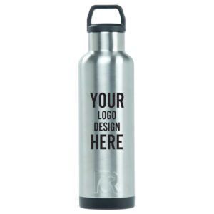 Custom Personalized Laser Engraved RTIC 20 oz Water Bottle - Stainless Closeout