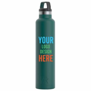 Custom Personalized Laser Engraved RTIC 26 oz Water Bottle - Powder Coated-Closeout