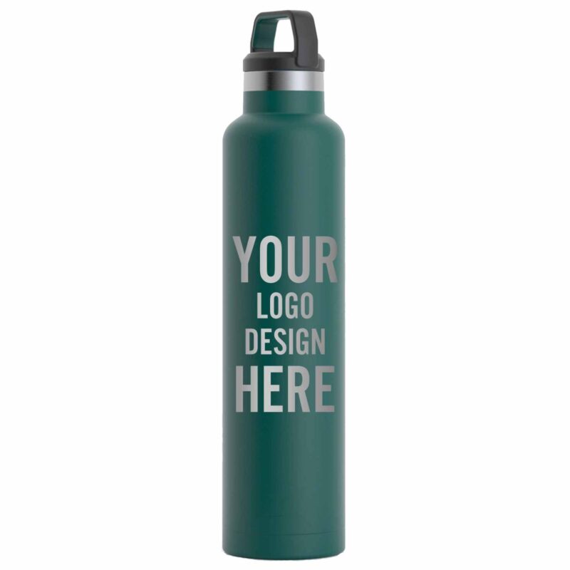 Custom Personalized Laser Engraved RTIC 26 oz Water Bottle - Powder Coated-Closeout - 6