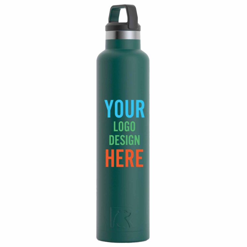 Personalized-Laser-Engraved-RTIC-26-oz-Water-Bottle-Powder-Coated-Closeout-RTIC-26WB-P Custom Personalized Laser Engraved RTIC 26 oz Water Bottle - Powder Coated-Closeout