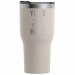 Custom Personalized Laser Engraved RTIC 30 oz Insulated Tumbler - Powder Coated- Closeout - 1