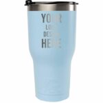 Custom Personalized Laser Engraved RTIC 30 oz Insulated Tumbler - Powder Coated- Closeout - 2