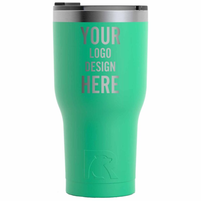 Custom Personalized Laser Engraved RTIC 30 oz Insulated Tumbler - Powder Coated- Closeout - 3