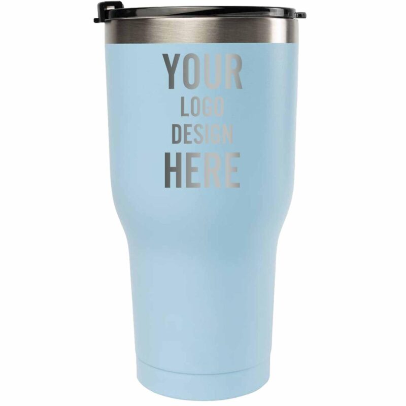 Custom Personalized Laser Engraved RTIC 30 oz Insulated Tumbler - Powder Coated- Closeout - 7
