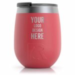 Custom Personalized RTIC 10 oz Wine Tumbler - Powder Coated - Closeout - 1