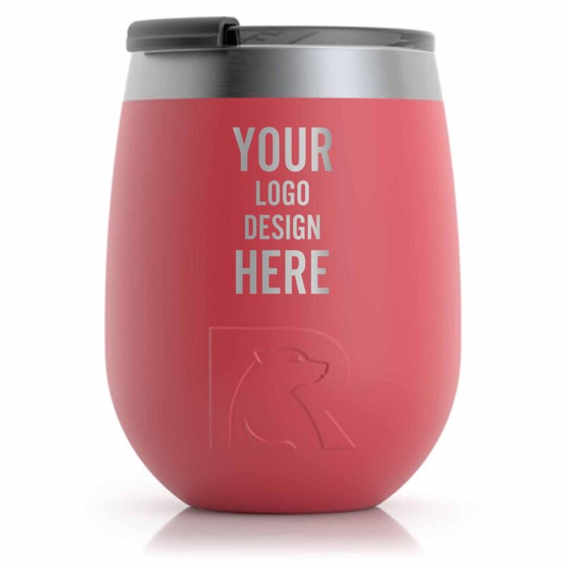 Custom Personalized RTIC 10 oz Wine Tumbler - Powder Coated - Closeout - 1