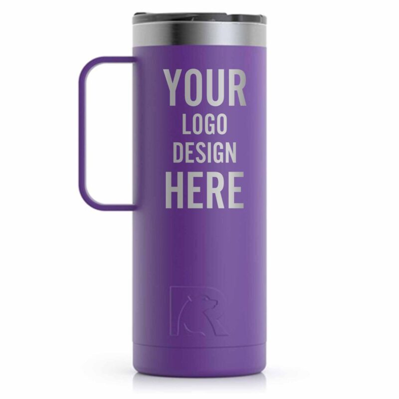 Custom Personalized Rtic 20 Oz Travel Coffee Cup-Closeout - 8