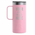 Custom RTIC 16 oz Travel Coffee Cup - Powder Coated- Closeout - 3
