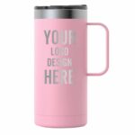 Custom RTIC 16 oz Travel Coffee Cup - Powder Coated- Closeout - 5