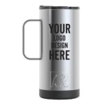 Custom Rtic 16 Oz Travel Coffee Cup - Stainless Closeout