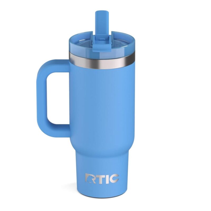 Custom RTIC® 16 oz. Little Road Trip Tumbler w/ Flip Straw (ceramic lined) - 4