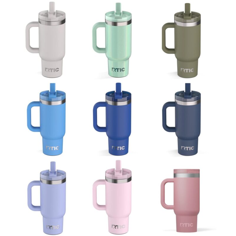 Custom RTIC® 16 oz. Little Road Trip Tumbler w/ Flip Straw (ceramic lined)