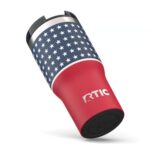 Custom 20 oz RTIC® Stainless Steel Vacuum Insulated Essential Tumbler-USA 250th - 5