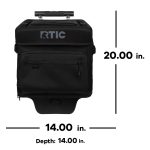 Custom Rtic 40 can Everyday Wheeled Cooler - 1
