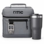 Custom 6-Can RTIC® Cooler Bag & 20 Oz. Water Bottle Gift Set - 1