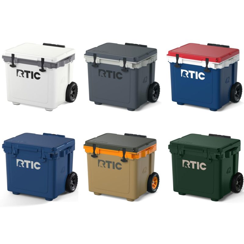 Custom RTIC® 42 QT Ultra-Light Wheeled Cooler
